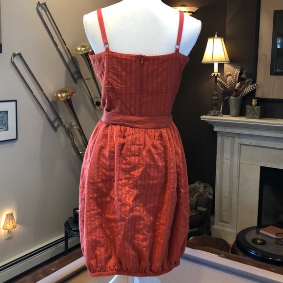 Generra Rust Terracotta Sun Dress S-M 8 - Picture 2 of 6